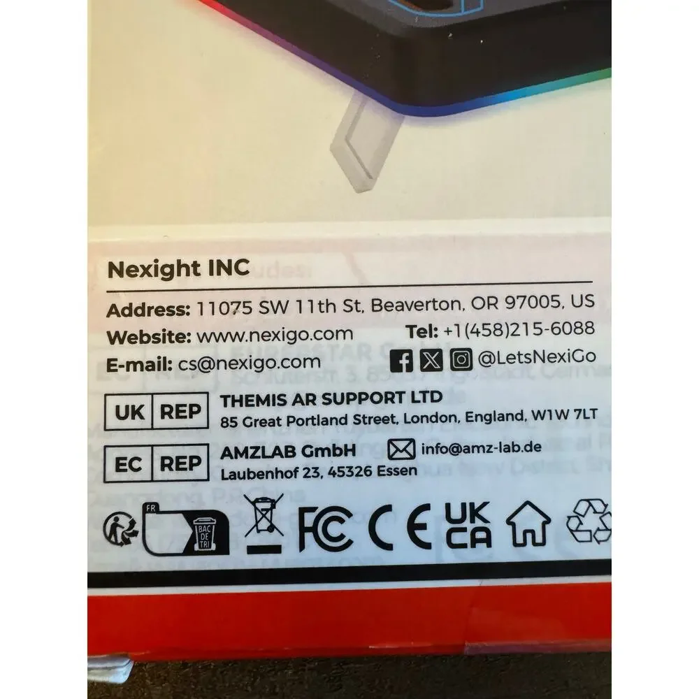 NexiGo 4-in-1 Charging Dock for Nintendo Switch 2 Joy-Con with RGB Lights Modes